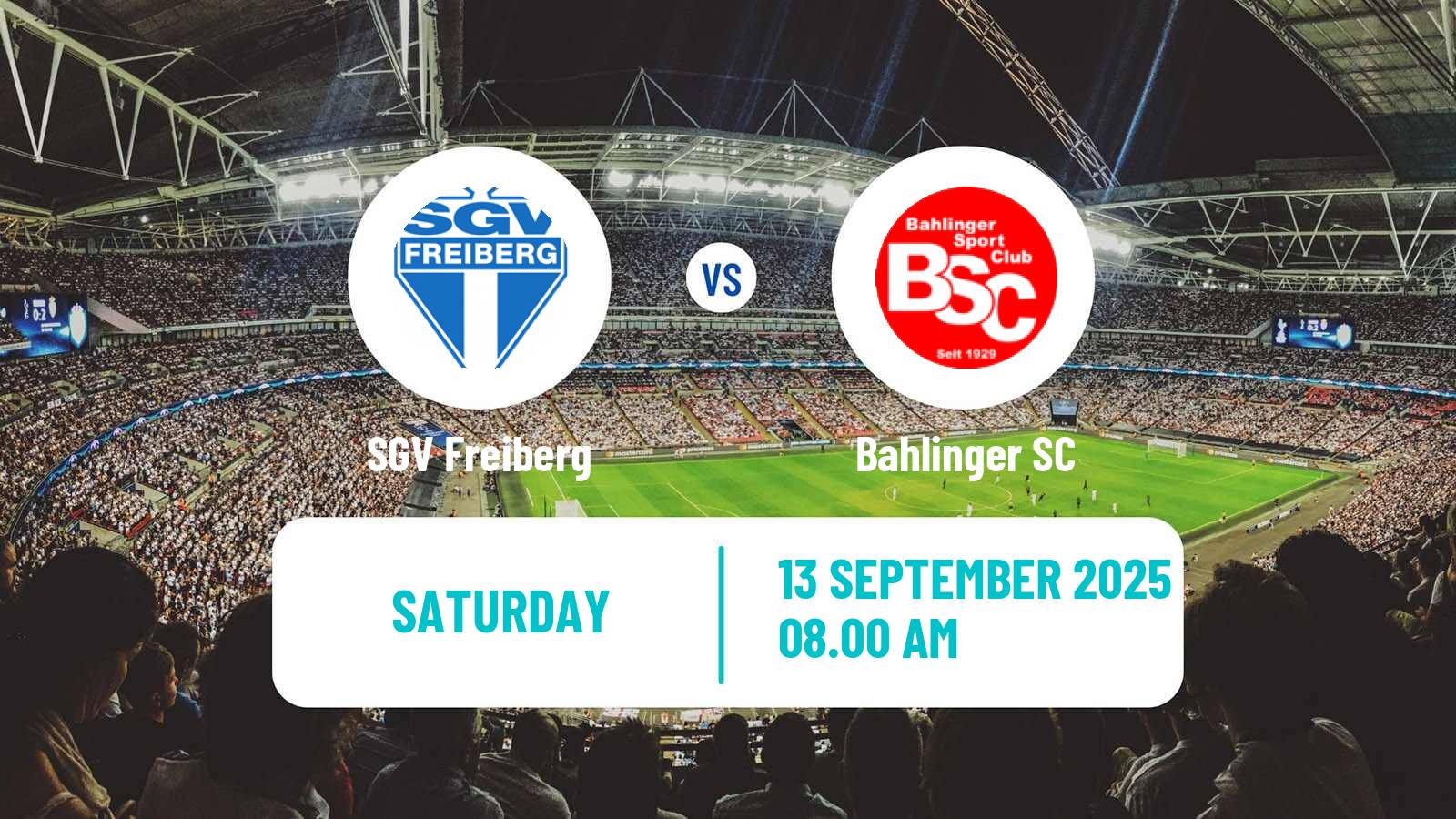 Soccer German Regionalliga Sudwest Freiberg - Bahlinger