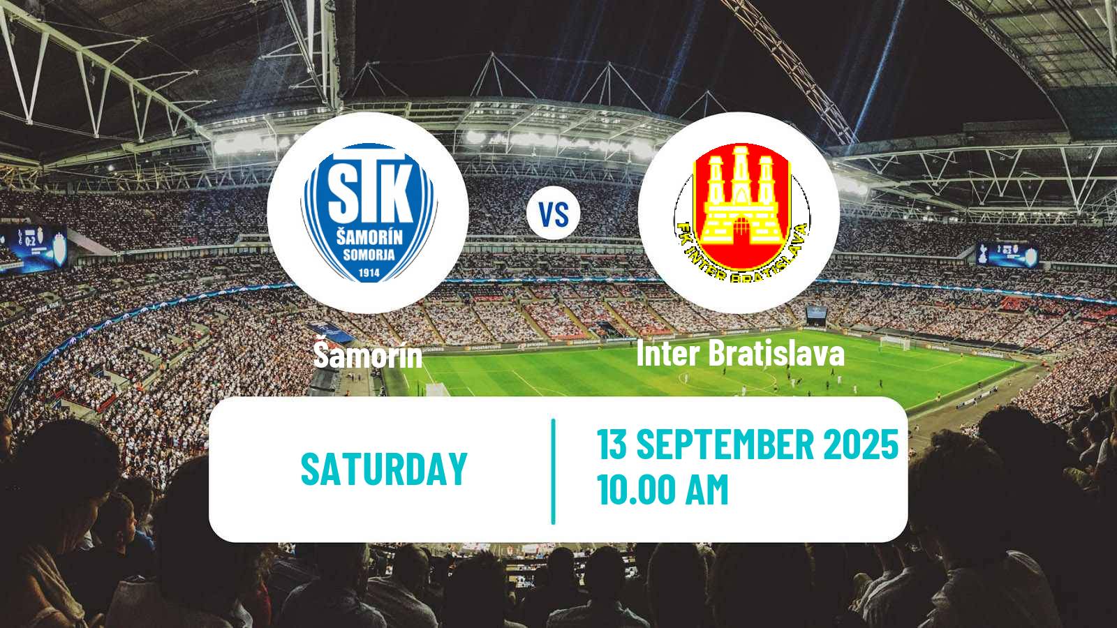 Soccer Slovak 2 Liga Šamorín - Inter Bratislava