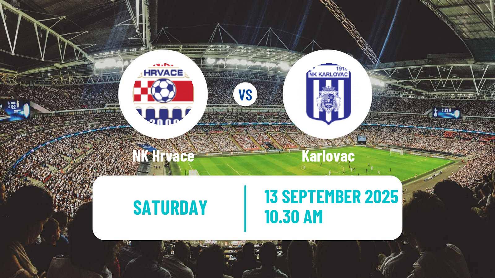 Soccer Croatian Prva NL Hrvace - Karlovac