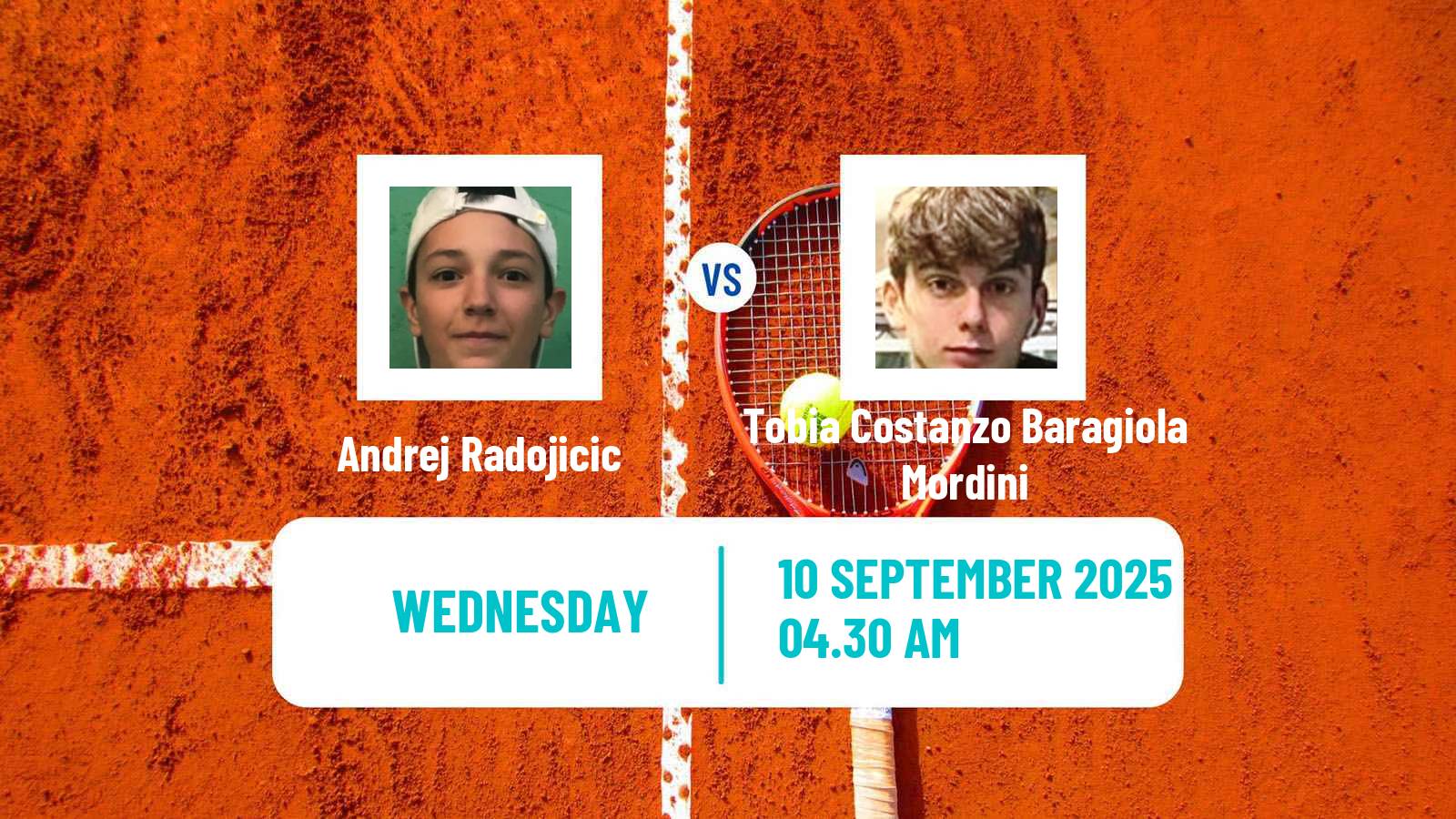 Tennis ITF M15 Kursumlijska Banja 16 Men Andrej Radojicic - Tobia Costanzo Baragiola Mordini