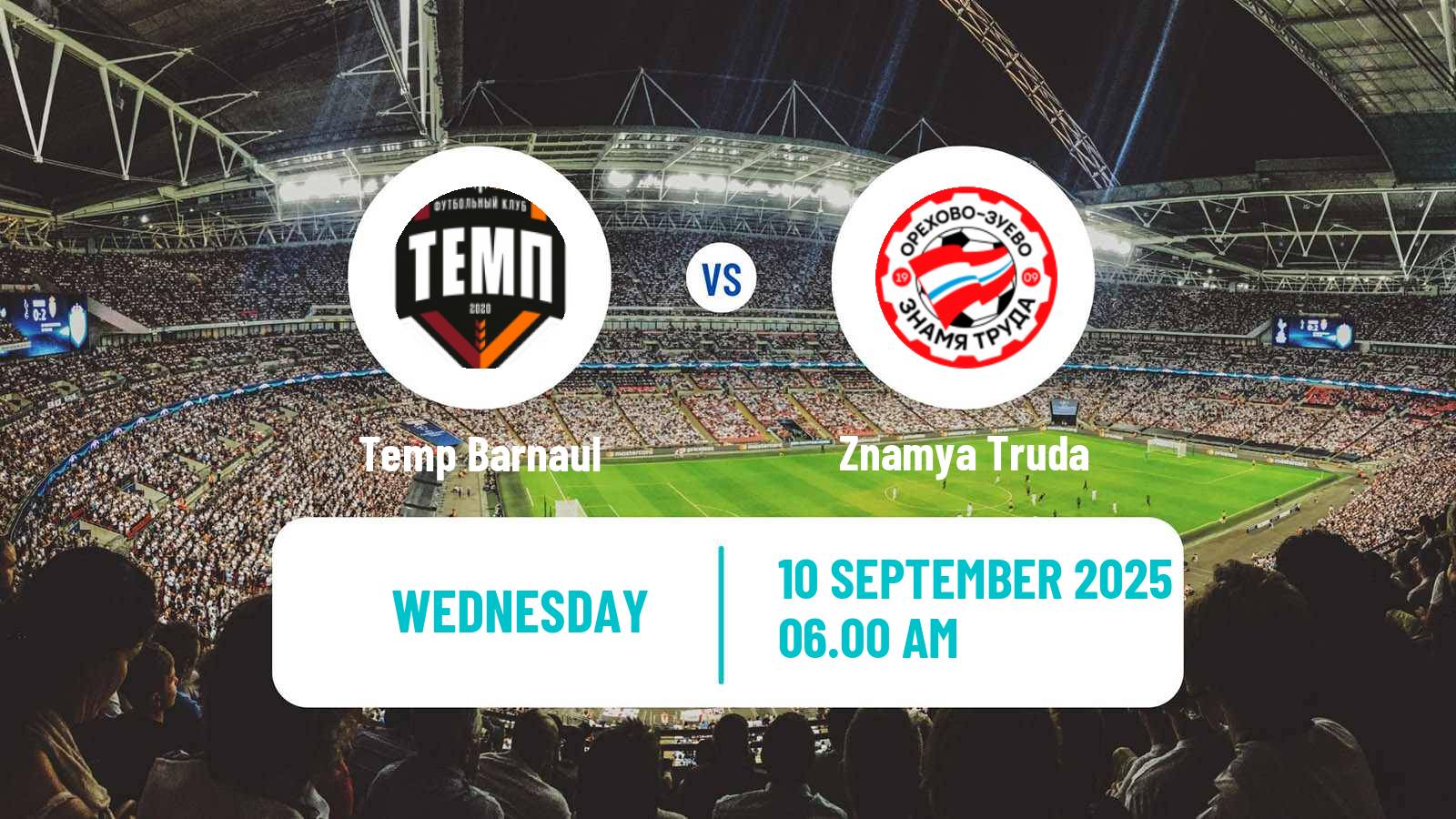 Soccer Russian Cup Temp Barnaul - Znamya Truda