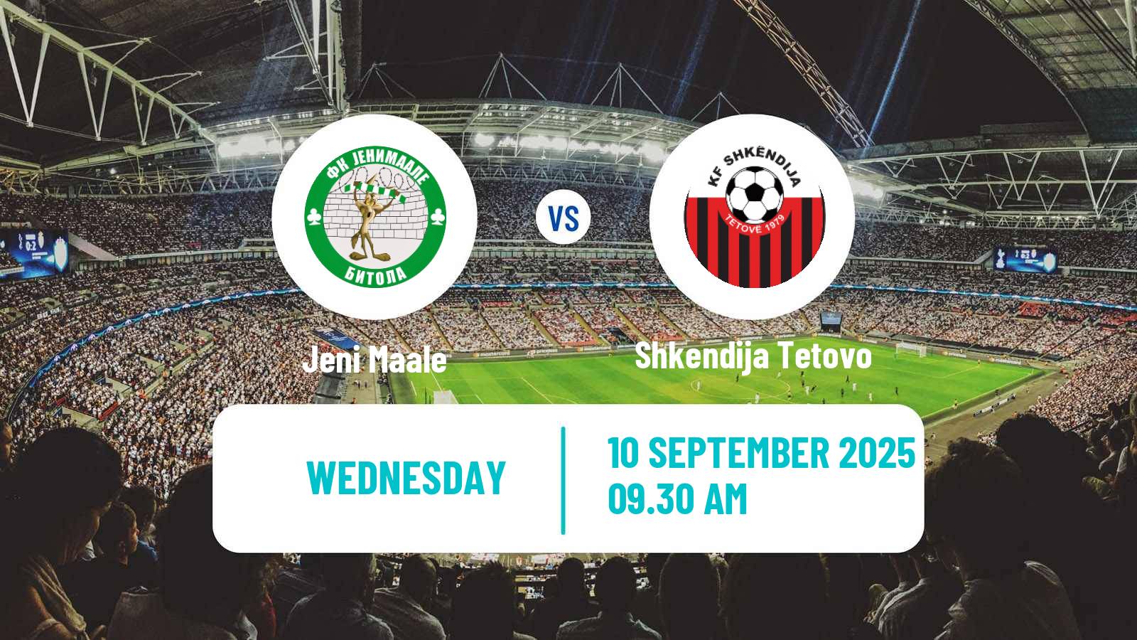 Soccer North Macedonian Cup Jeni Maale - Shkendija Tetovo
