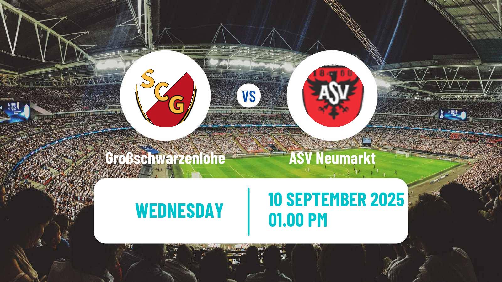 Soccer German Oberliga Bayern Nord Großschwarzenlohe - Neumarkt
