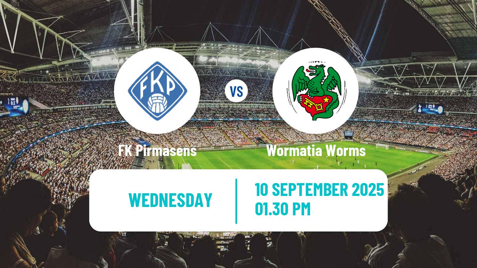 Soccer German Oberliga Rheinland-Pfalz/Saar Pirmasens - Wormatia Worms