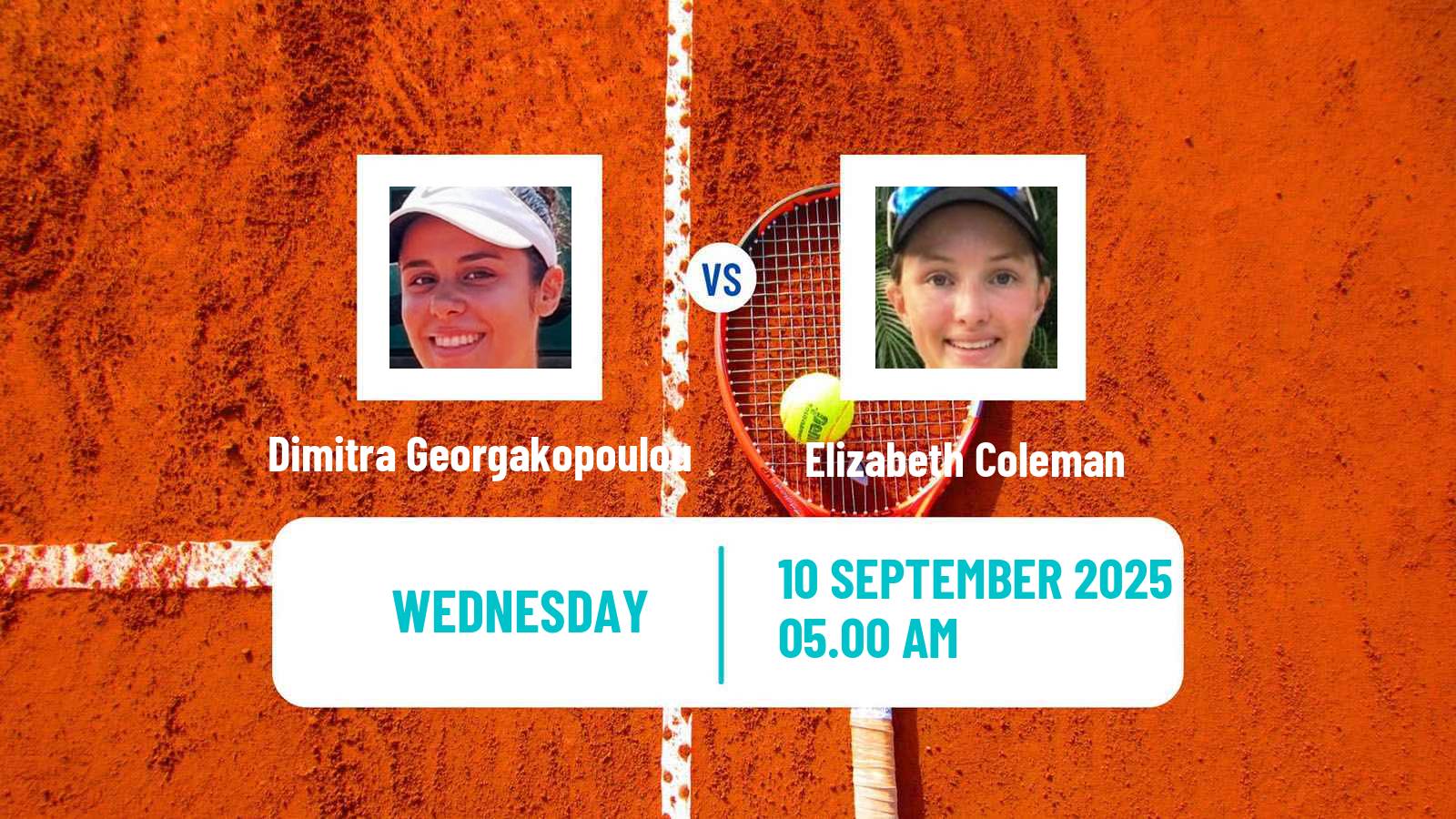 Tennis ITF W15 Heraklion 5 Women Dimitra Georgakopoulou - Elizabeth Coleman