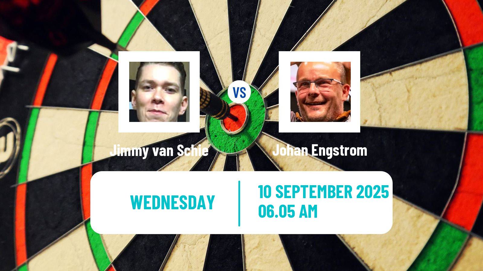 Darts Modus Super Series Jimmy van Schie - Johan Engstrom