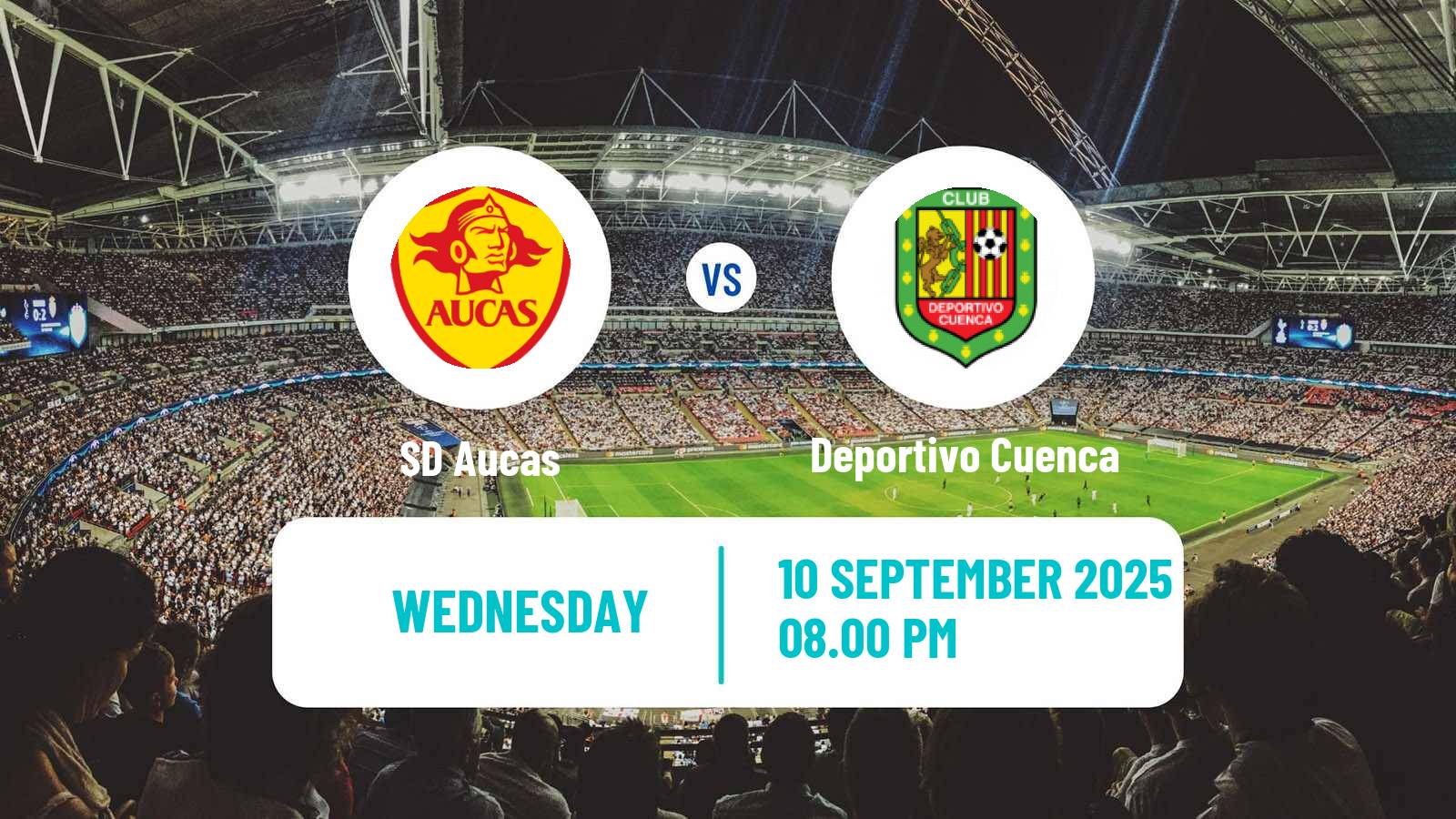 Soccer Ecuadorian Copa SD Aucas - Deportivo Cuenca