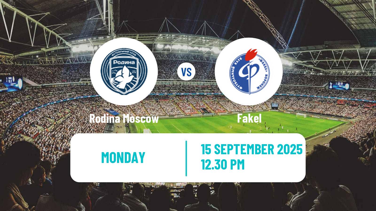 Soccer Russian FNL Rodina Moscow - Fakel