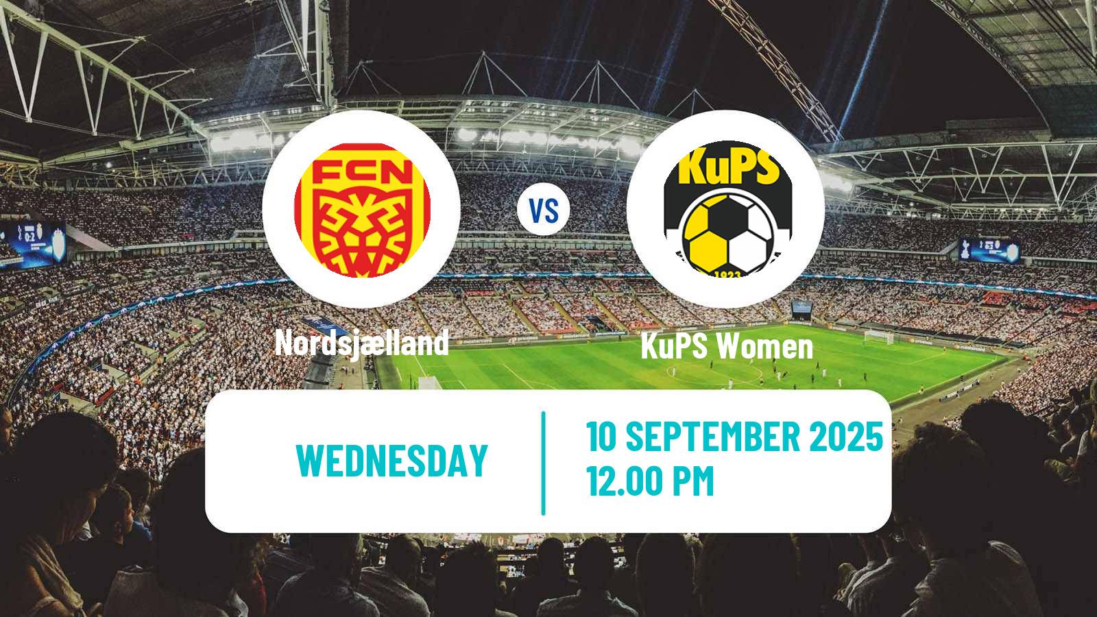 Soccer UEFA Europa Cup Women Nordsjælland - KuPS