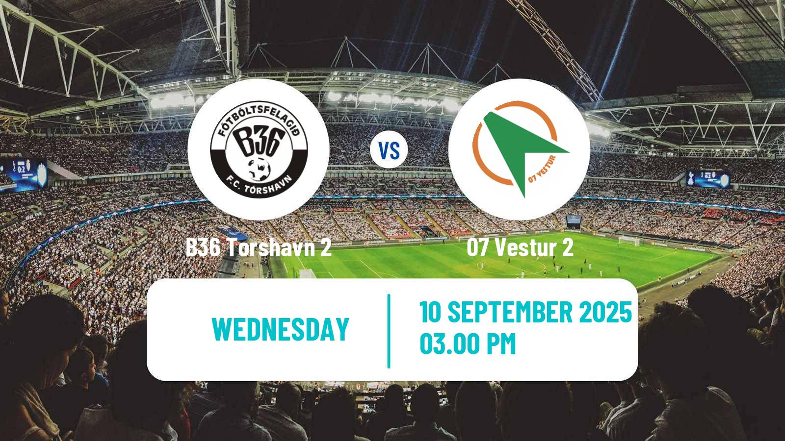 Soccer Faroe Islands 1 Deild B36 Torshavn 2 - 07 Vestur 2