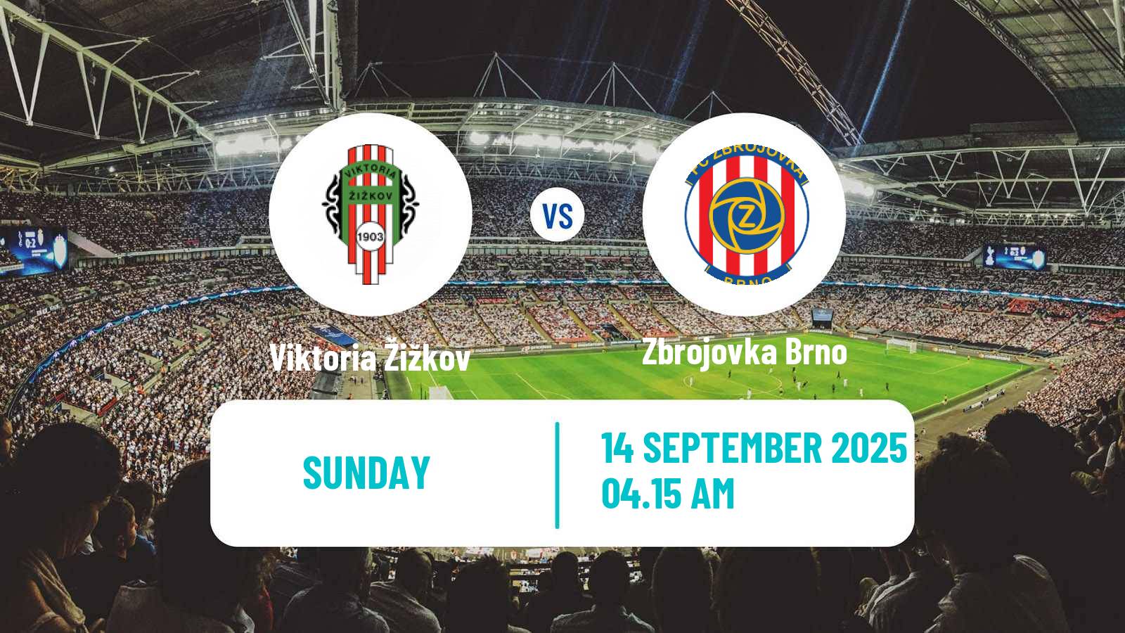 Soccer Czech Division 2 Viktoria Žižkov - Zbrojovka Brno