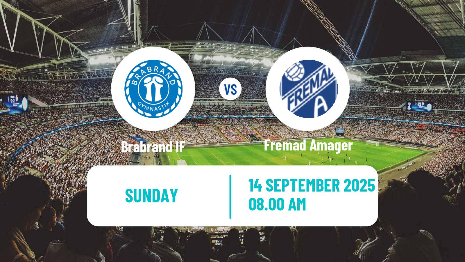 Soccer Danish 2 Division Brabrand - Fremad Amager