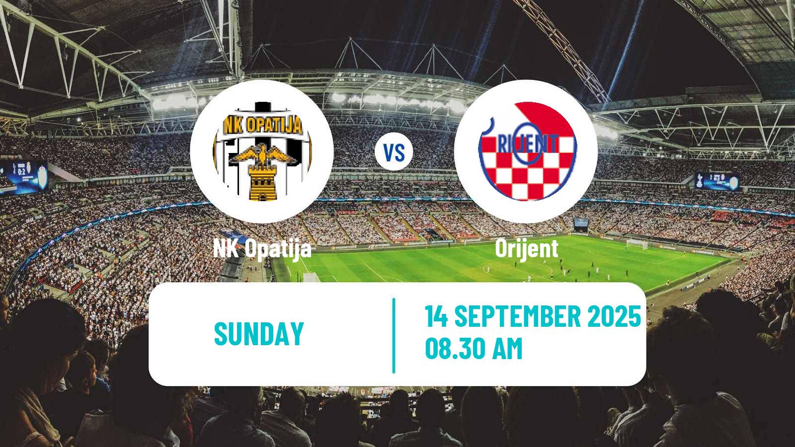 Soccer Croatian Prva NL Opatija - Orijent