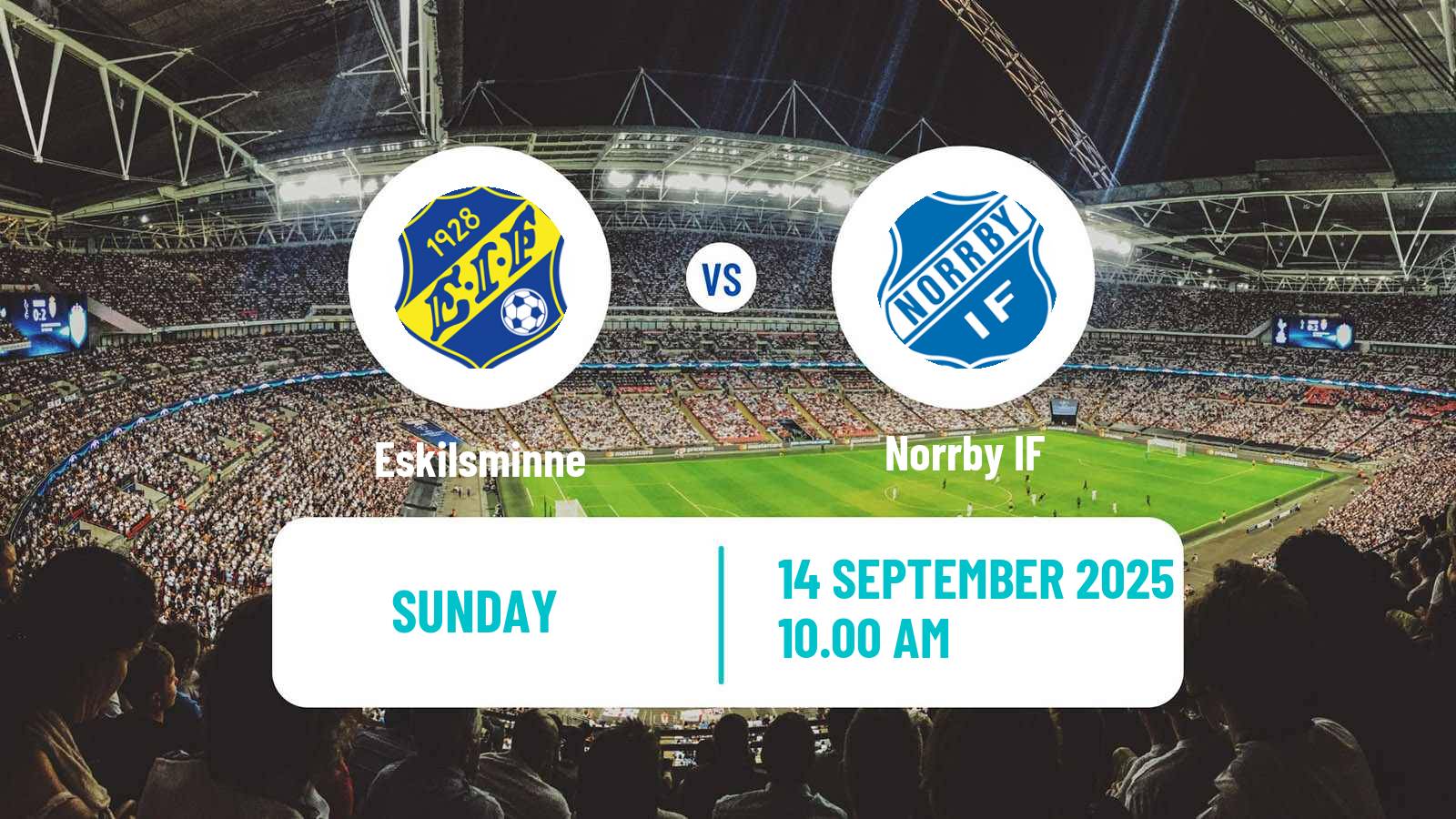 Soccer Swedish Division 1 Södra Eskilsminne - Norrby