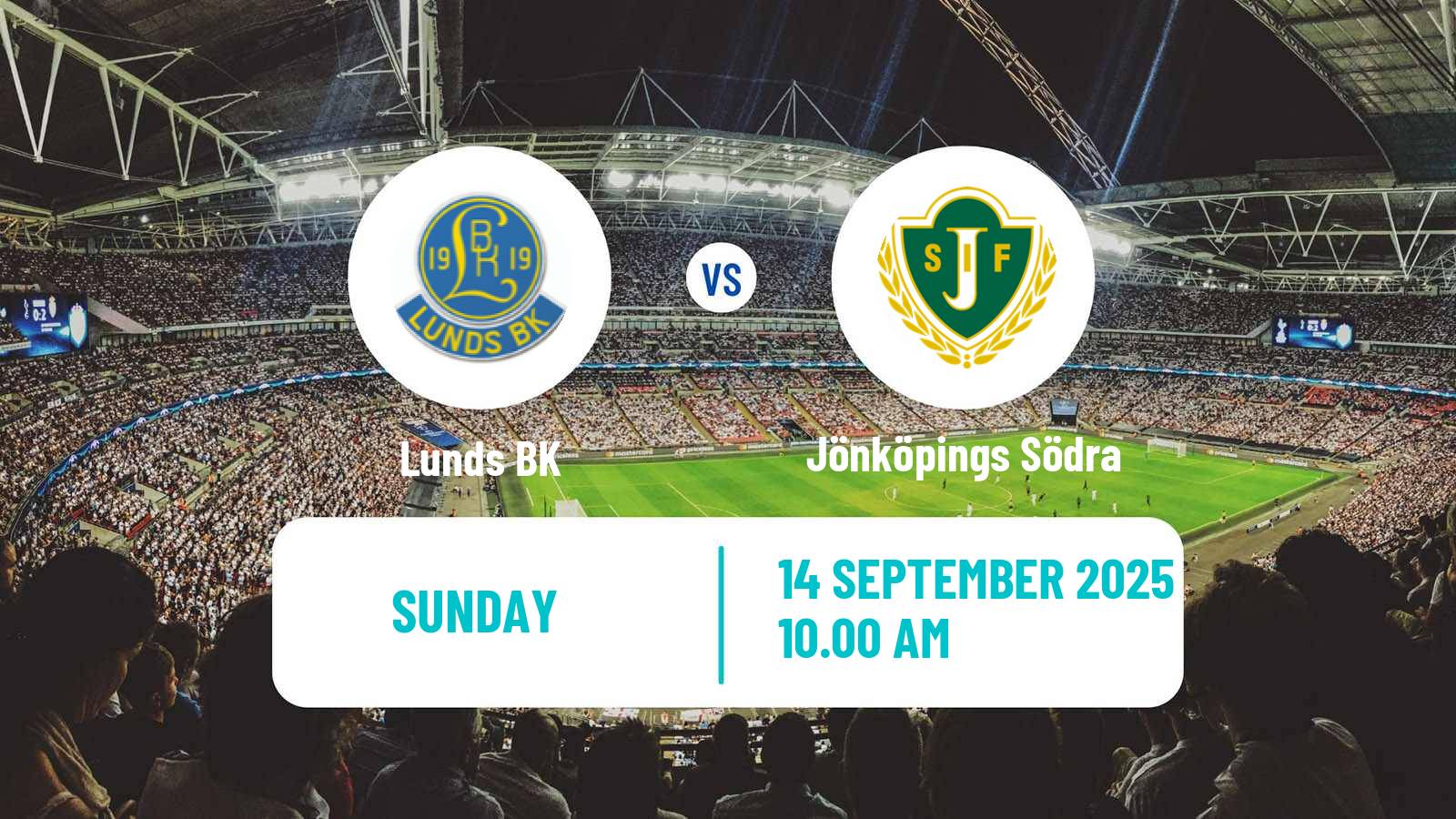 Soccer Swedish Division 1 Södra Lunds - Jönköpings Södra