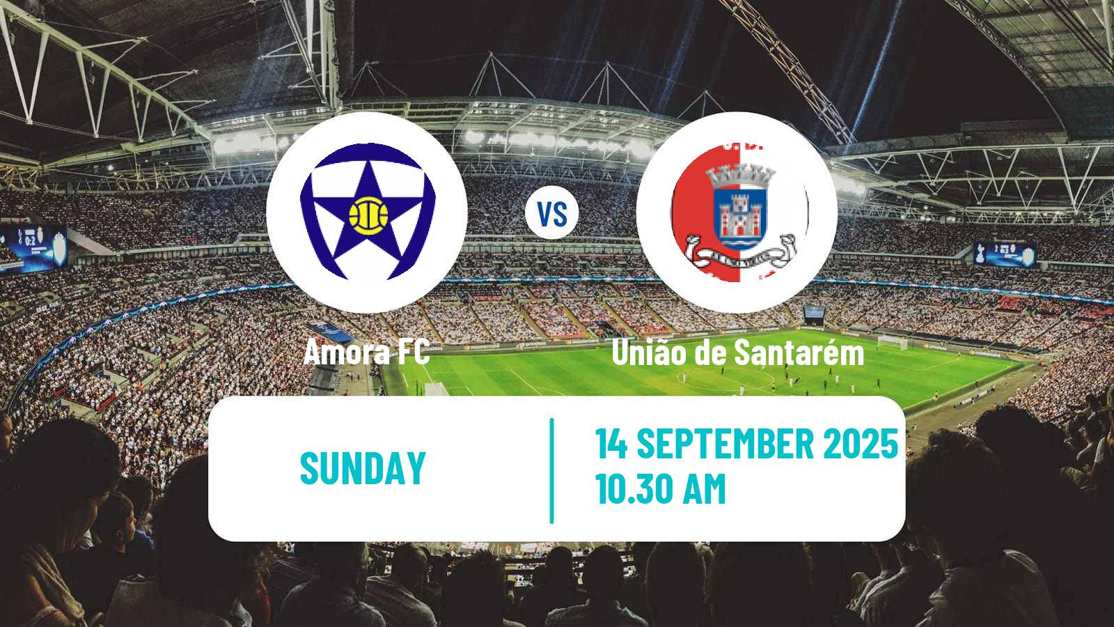 Soccer Portuguese Liga 3 Amora - União de Santarém