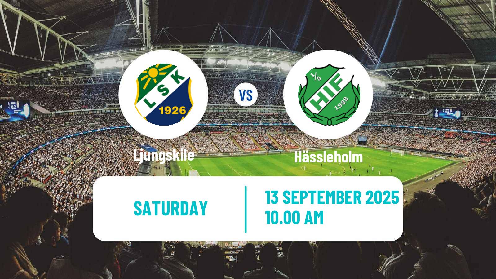 Soccer Swedish Division 1 Södra Ljungskile - Hässleholm