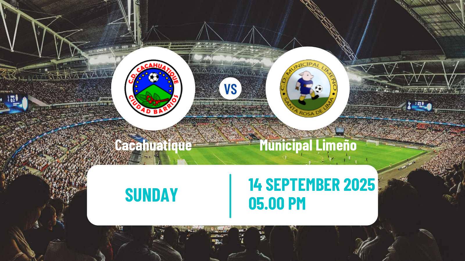 Soccer El Salvador Primera Division Cacahuatique - Municipal Limeño