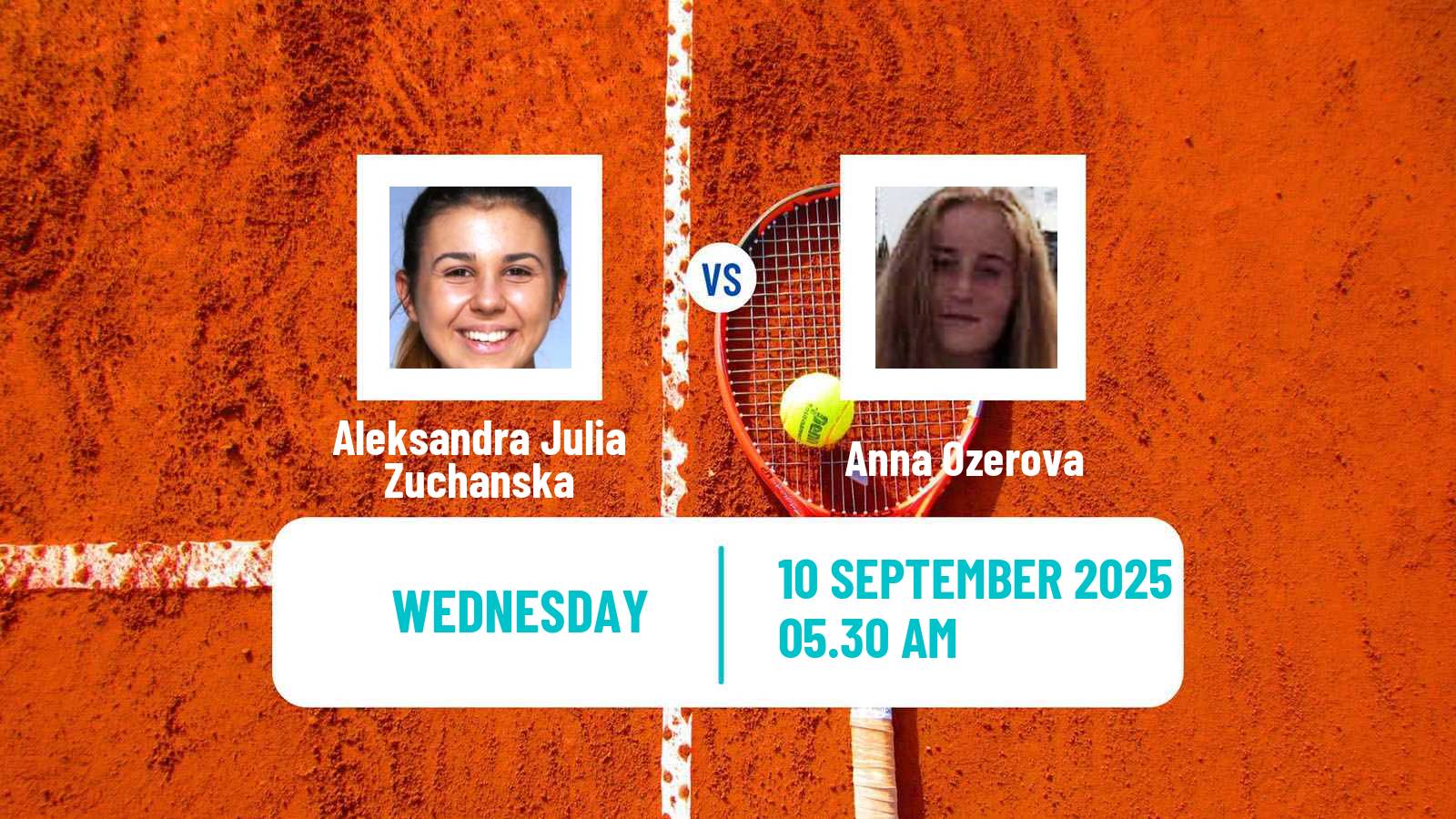 Tennis ITF W15 Radom Women Aleksandra Julia Zuchanska - Anna Ozerova