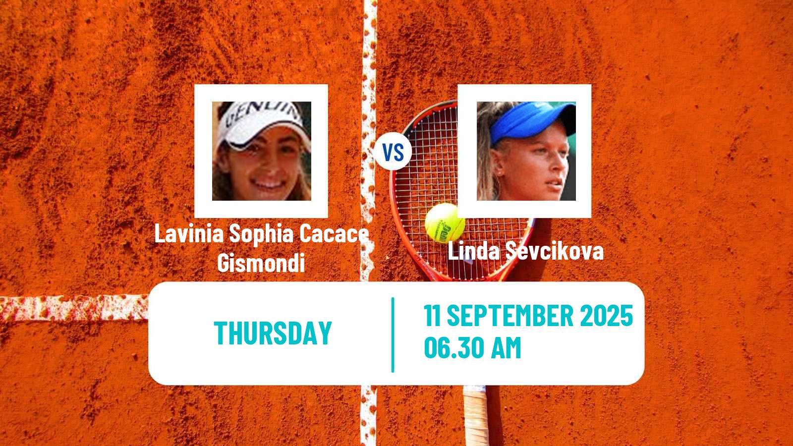 Tennis ITF W15 Viserba Women Lavinia Sophia Cacace Gismondi - Linda Sevcikova