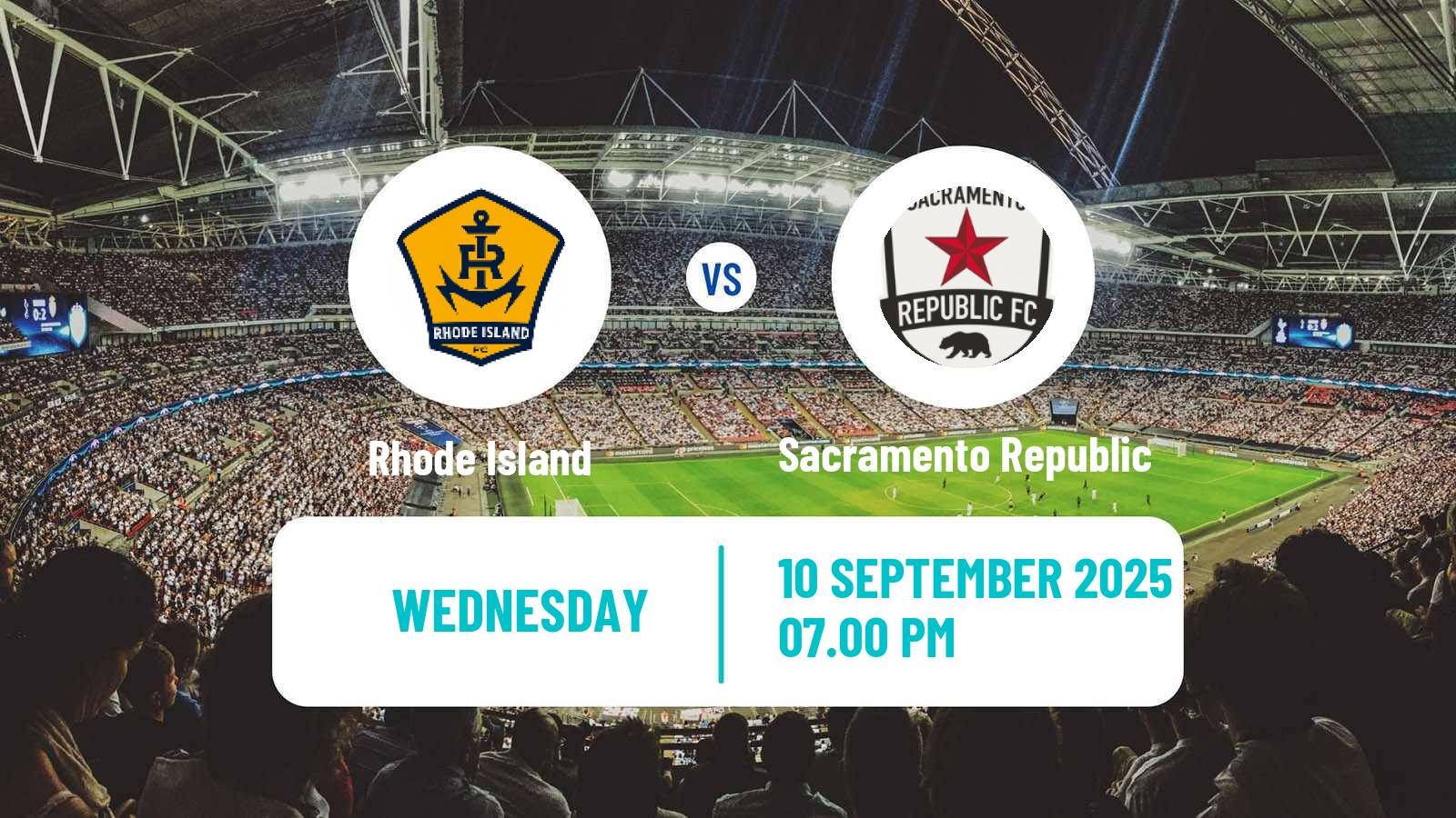 Soccer  USL League One Cup Rhode Island - Sacramento Republic