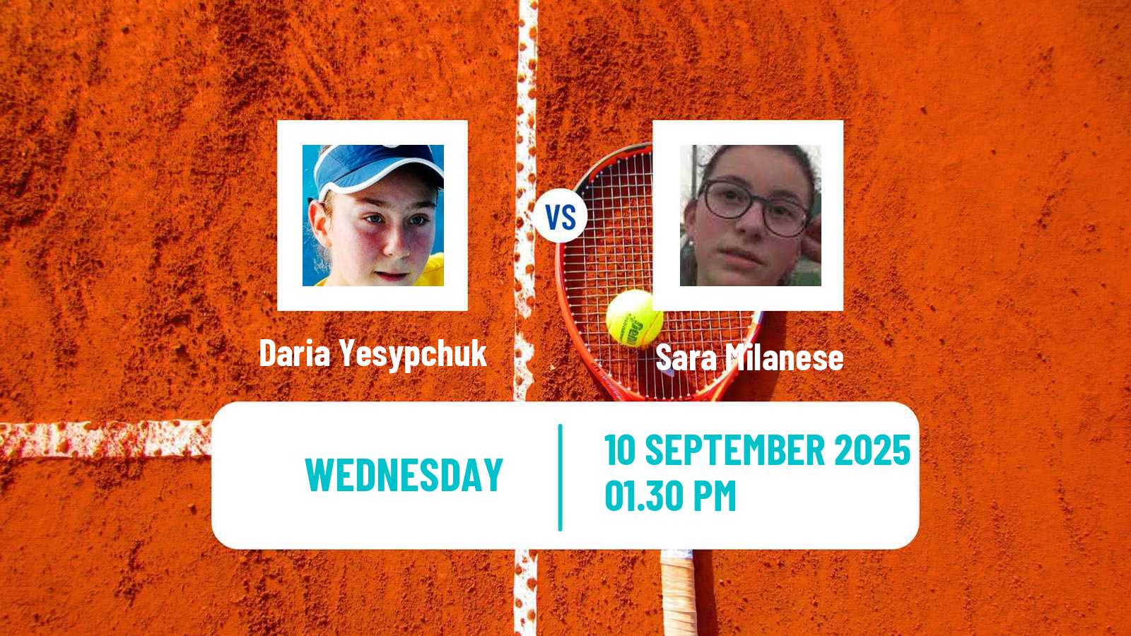 Tennis ITF W15 Hurghada 2 Women Daria Yesypchuk - Sara Milanese