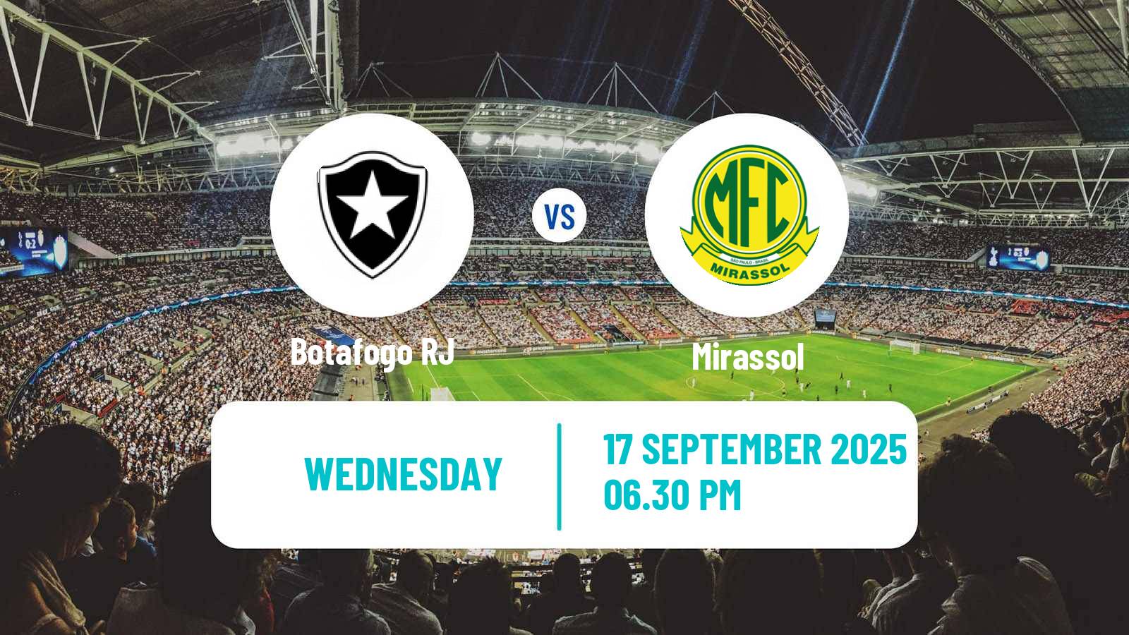 Soccer Brazilian Serie A Botafogo RJ - Mirassol