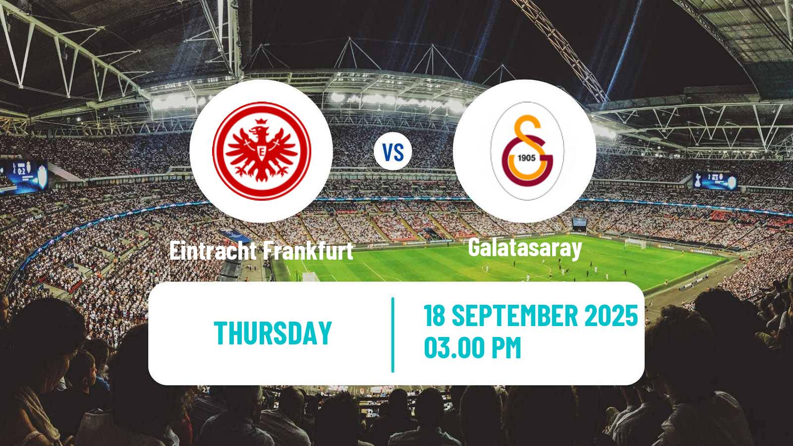 Soccer UEFA Champions League Eintracht Frankfurt - Galatasaray