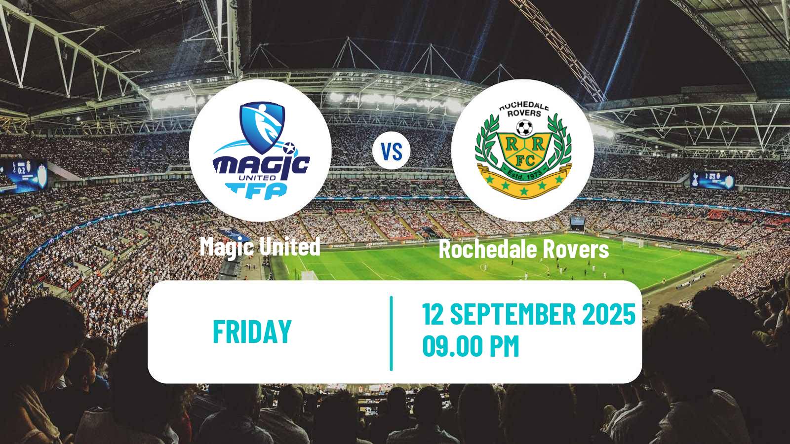 Soccer Australian Queensland Premier League Magic United - Rochedale Rovers