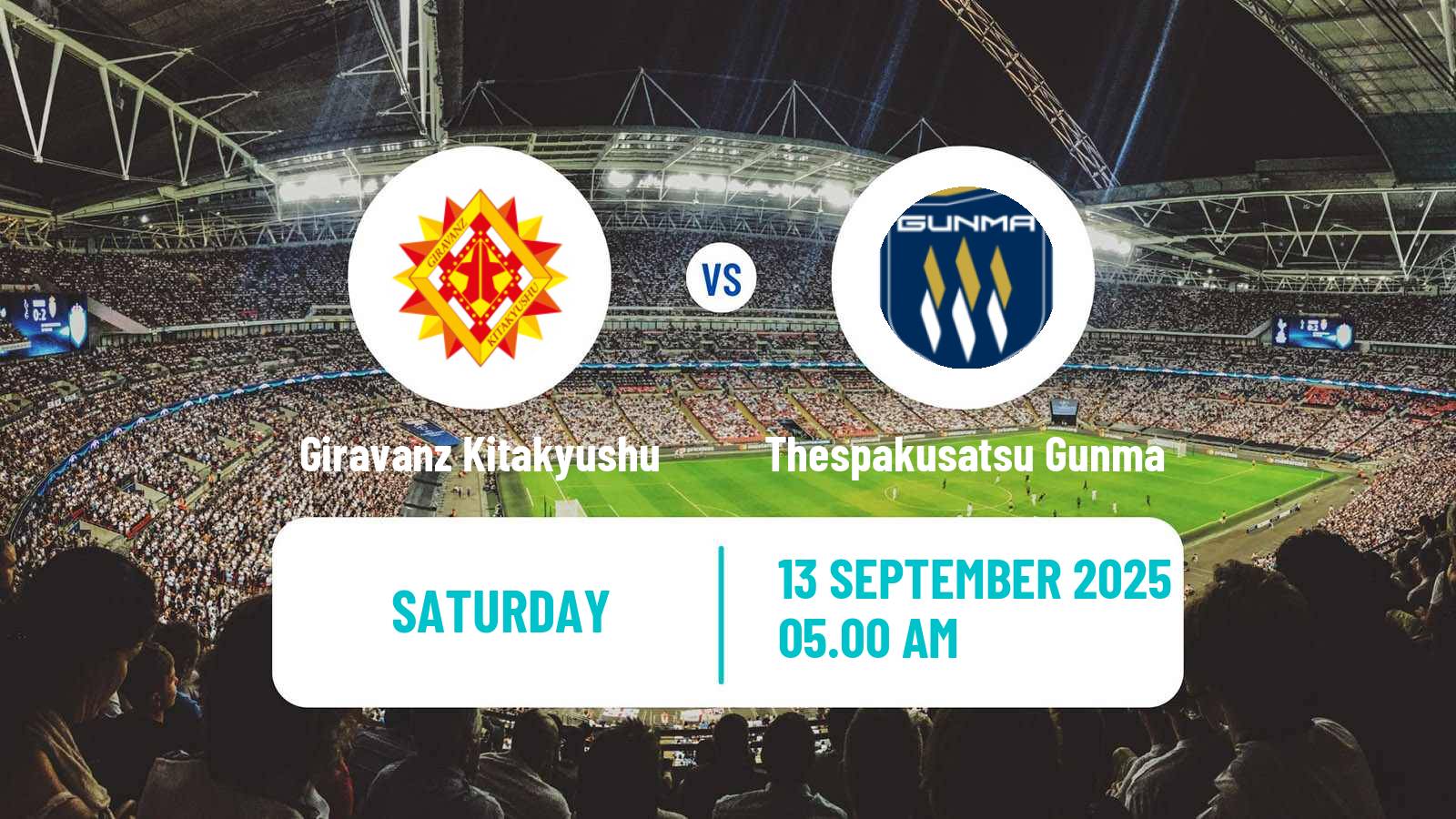 Soccer Japan J3 League Giravanz Kitakyushu - Thespakusatsu Gunma