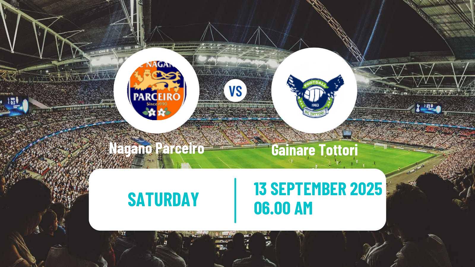 Soccer Japan J3 League Nagano Parceiro - Gainare Tottori