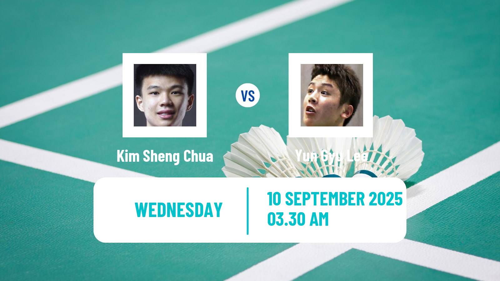 Badminton BWF World Tour Vietnam Open Men Kim Sheng Chua - Yun Gyu Lee