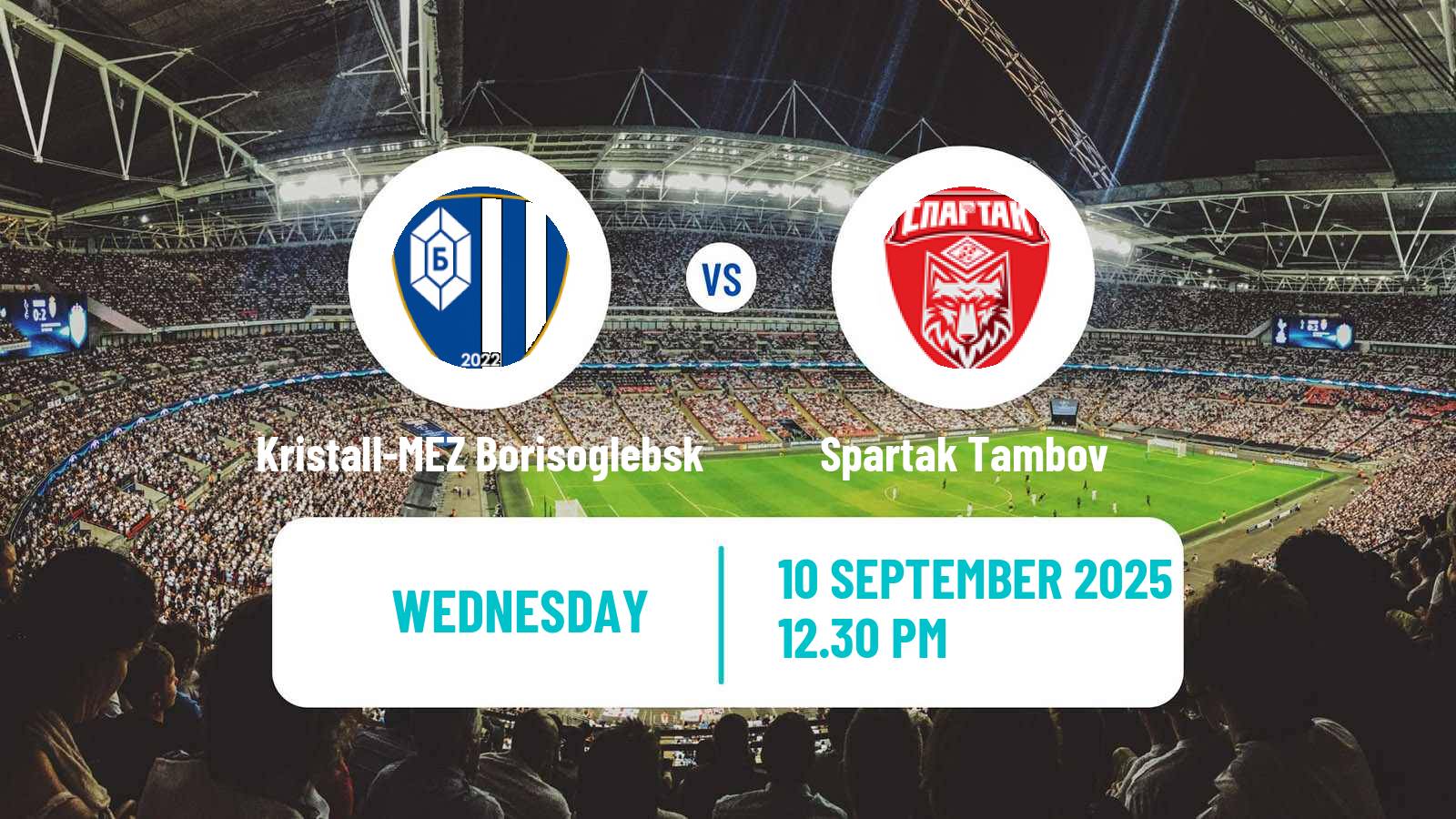 Soccer Russian Cup Kristall-MEZ Borisoglebsk - Spartak Tambov