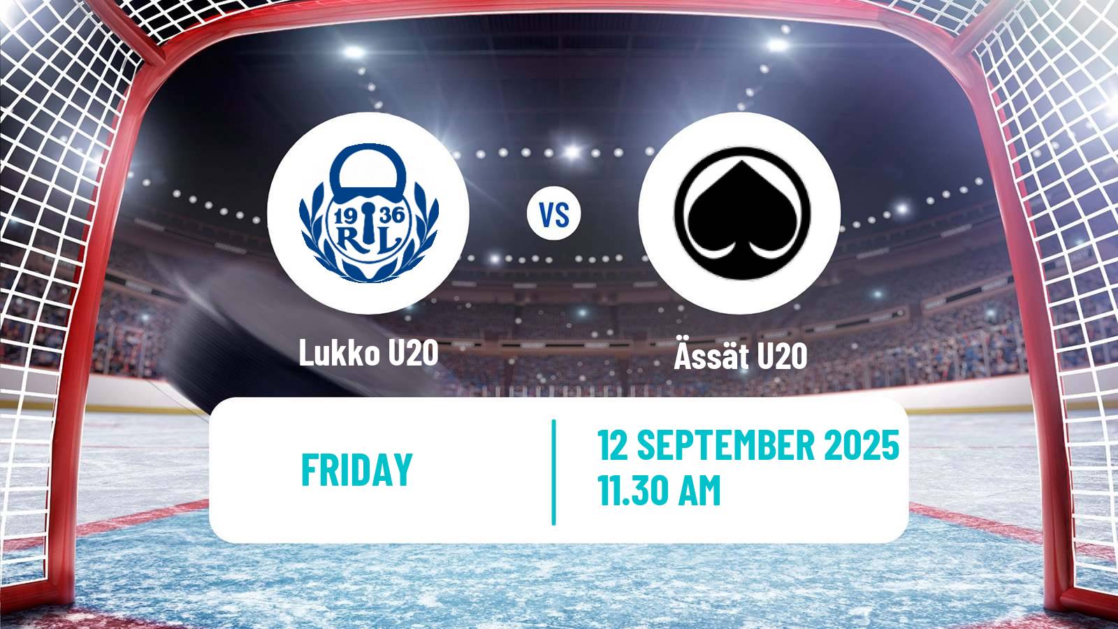 Hockey Finnish SM-sarja U20 Lukko U20 - Ässät U20