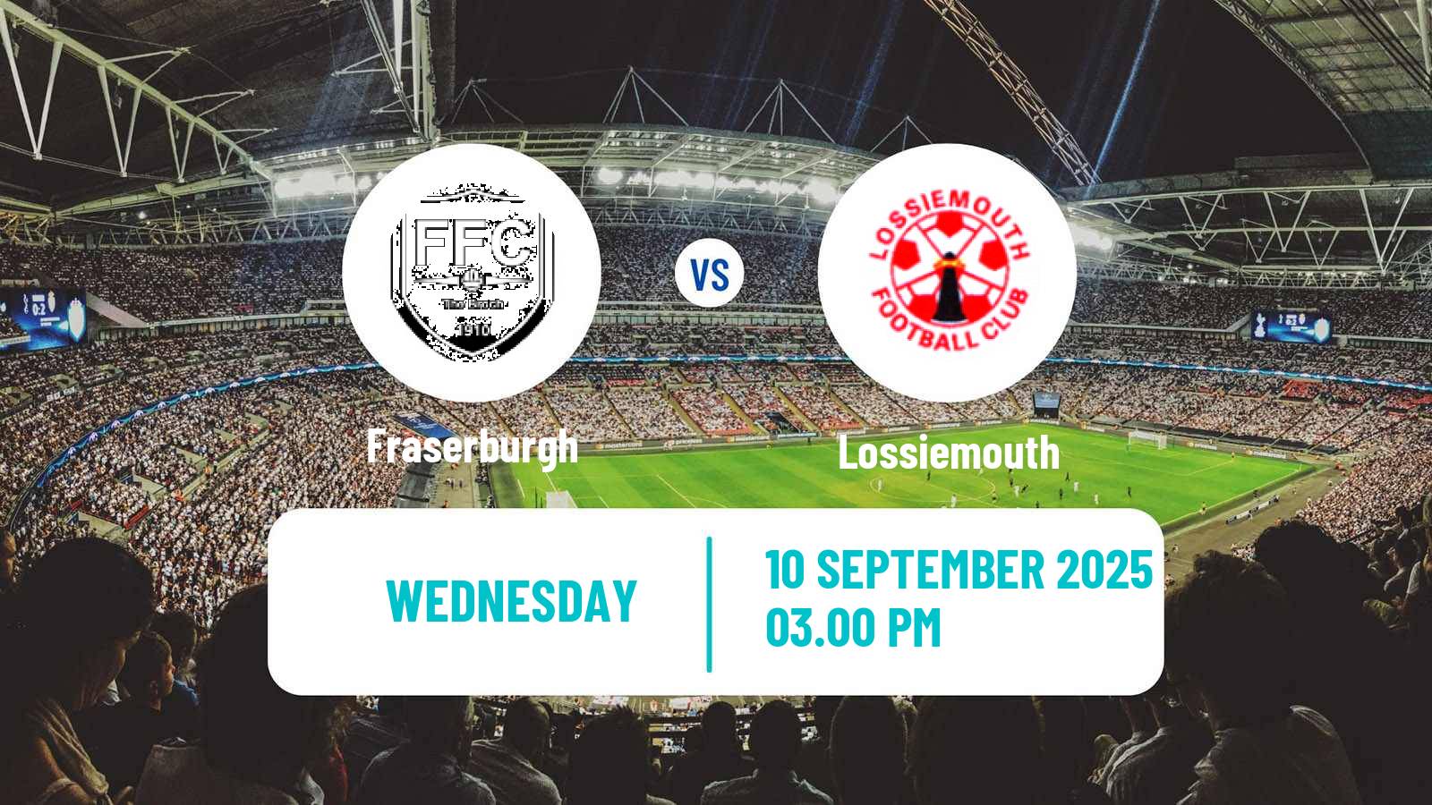 Soccer Scottish Highland League Fraserburgh - Lossiemouth