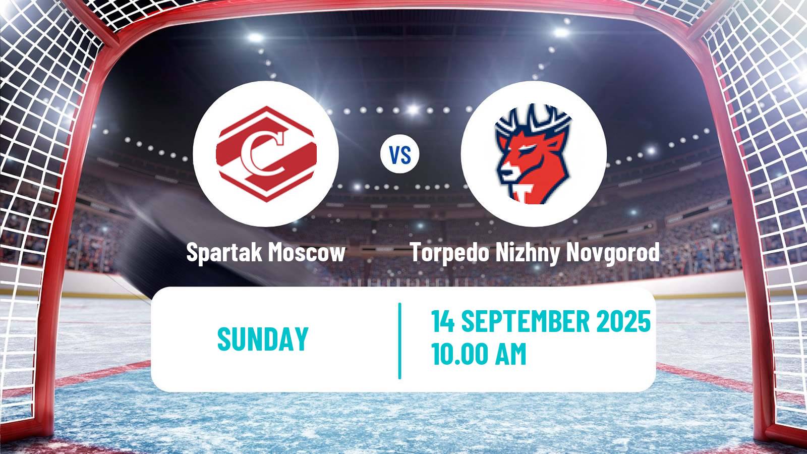 Hockey KHL Spartak Moscow - Torpedo Nizhny Novgorod