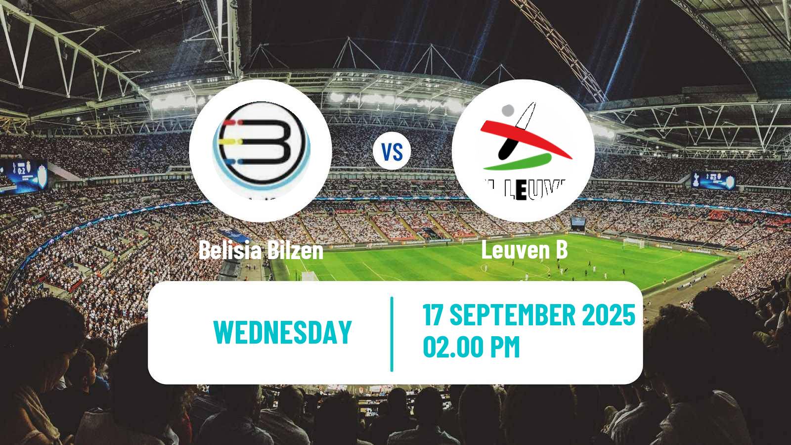 Soccer Belgian National Division 1 VV Belisia Bilzen - Leuven B
