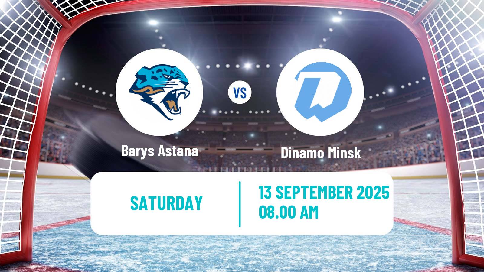 Hockey KHL Barys Astana - Dinamo Minsk