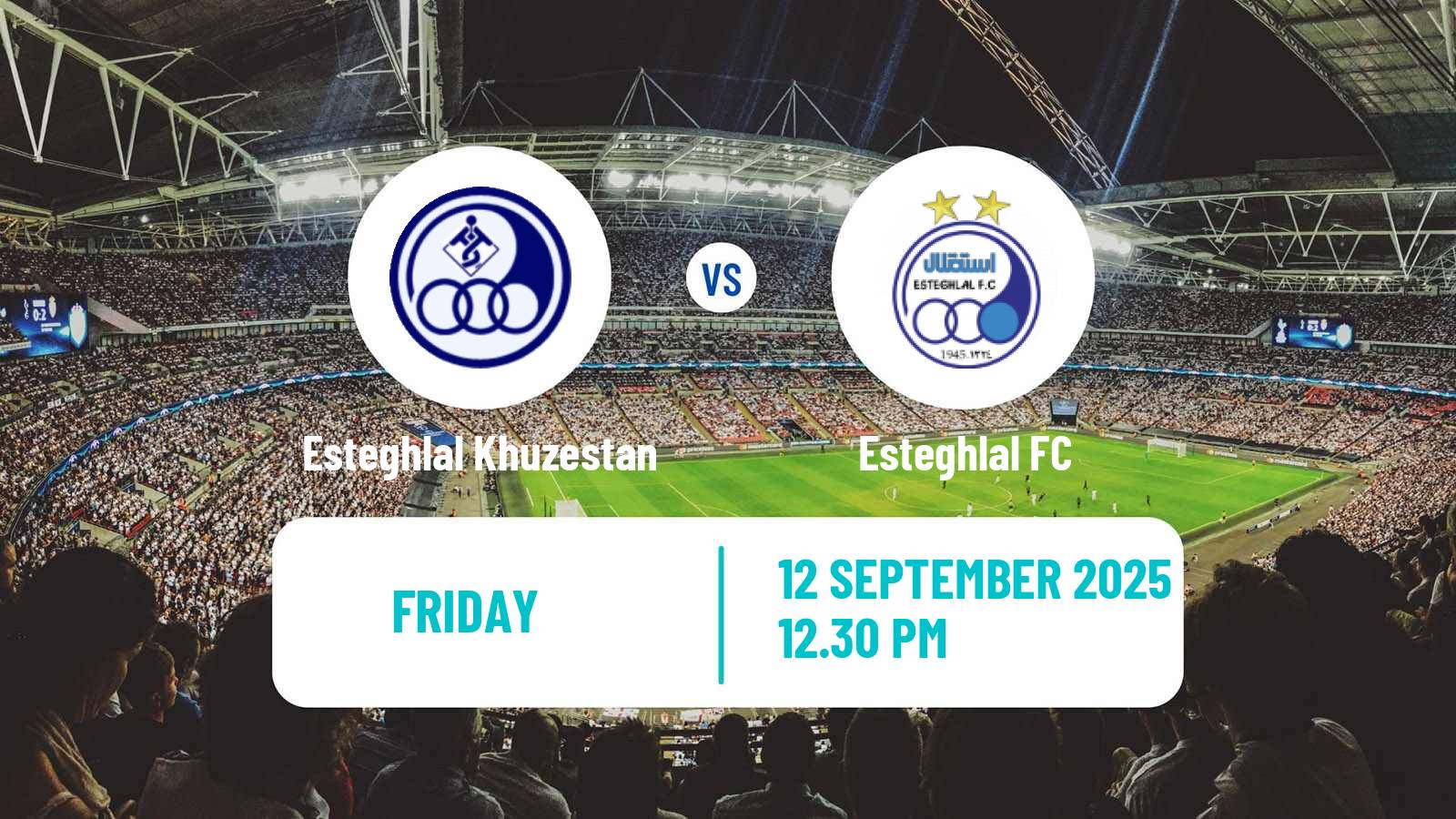 Soccer Iran Pro League Esteghlal Khuzestan - Esteghlal