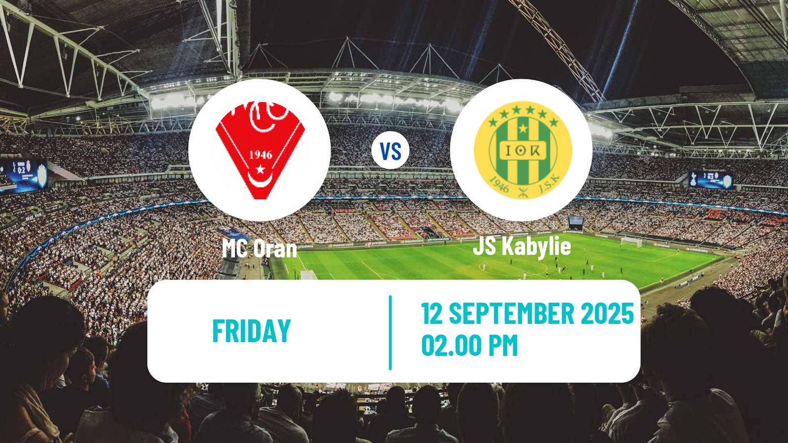 Soccer Algerian Ligue 1 Oran - Kabylie
