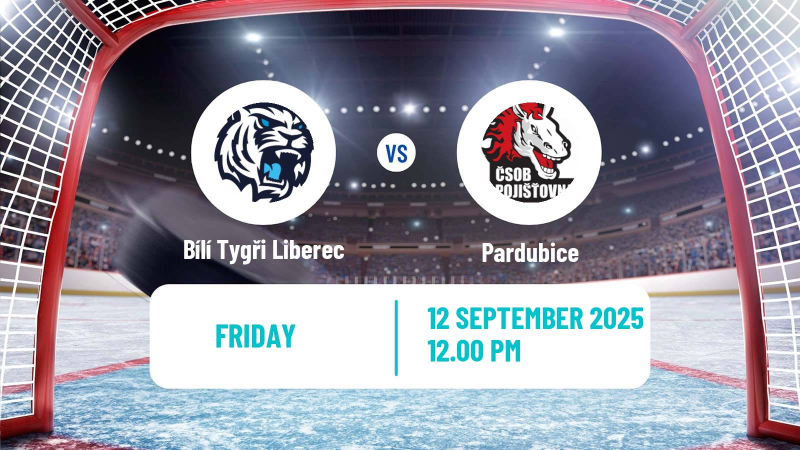 Hockey Czech Extraliga Bílí Tygři Liberec - Pardubice