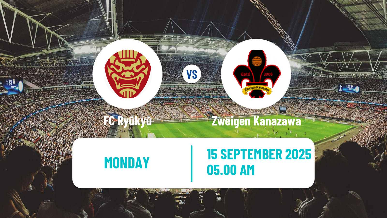 Soccer Japan J3 League Ryūkyū - Zweigen Kanazawa