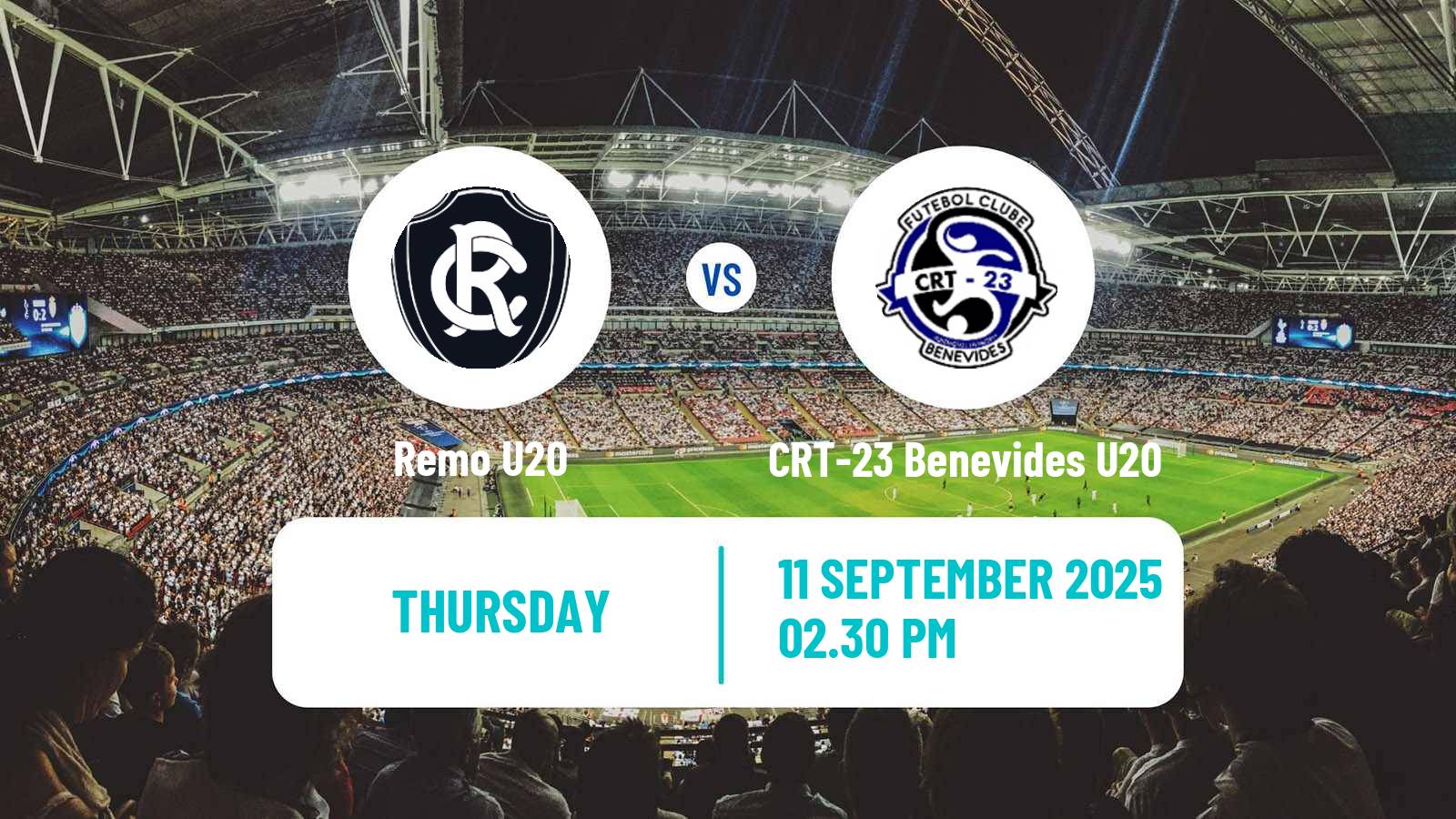 Soccer Brazilian Paraense U20 Remo U20 - CRT-23 Benevides U20