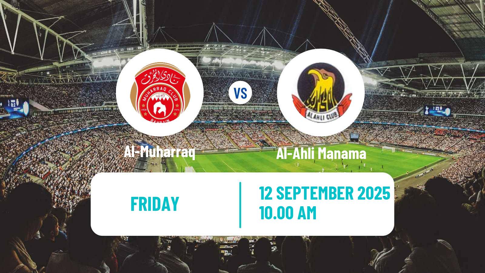 Soccer Bahraini Premier League Al-Muharraq - Al-Ahli Manama