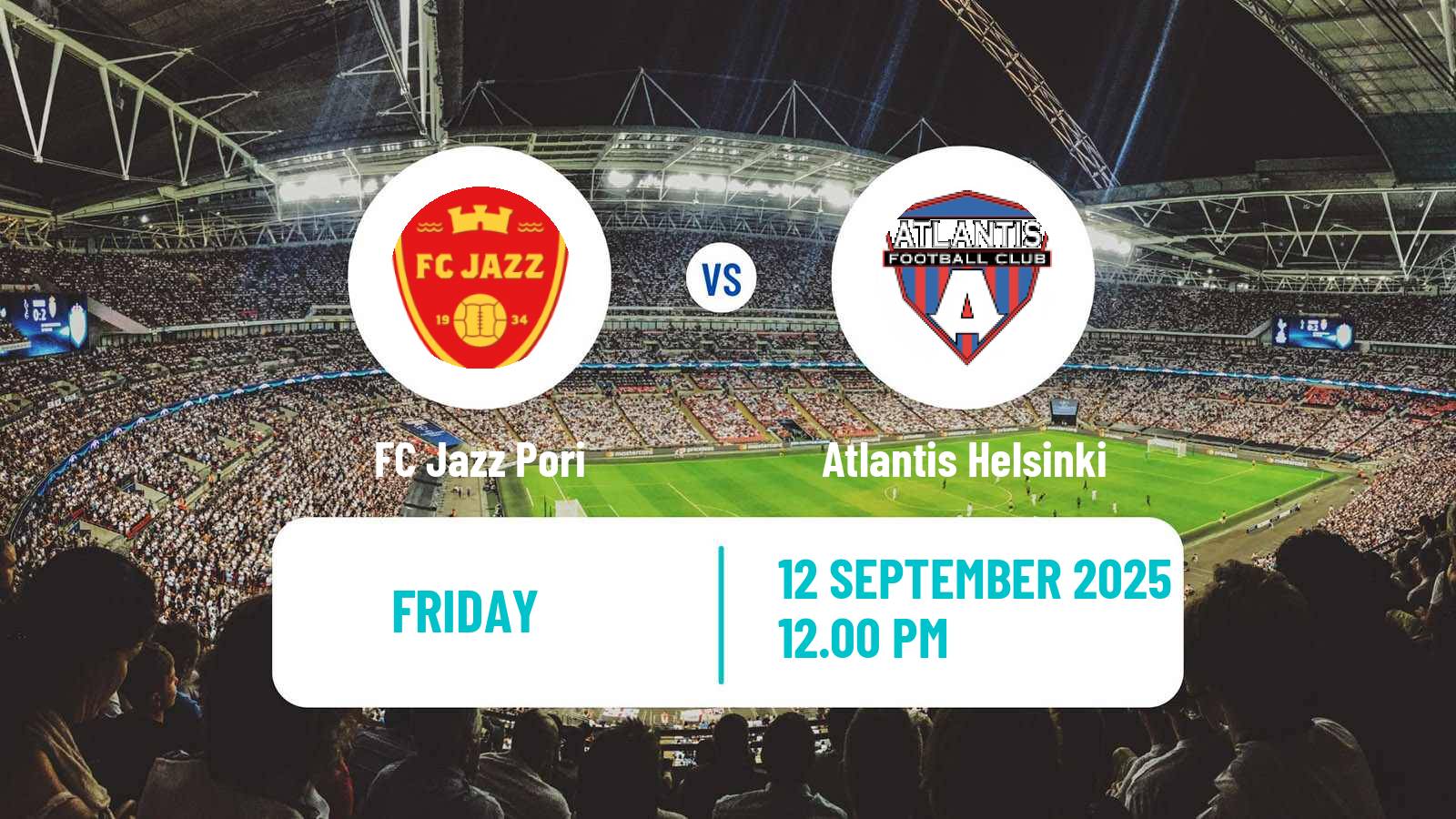Soccer Finnish Ykkonen Jazz Pori - Atlantis Helsinki