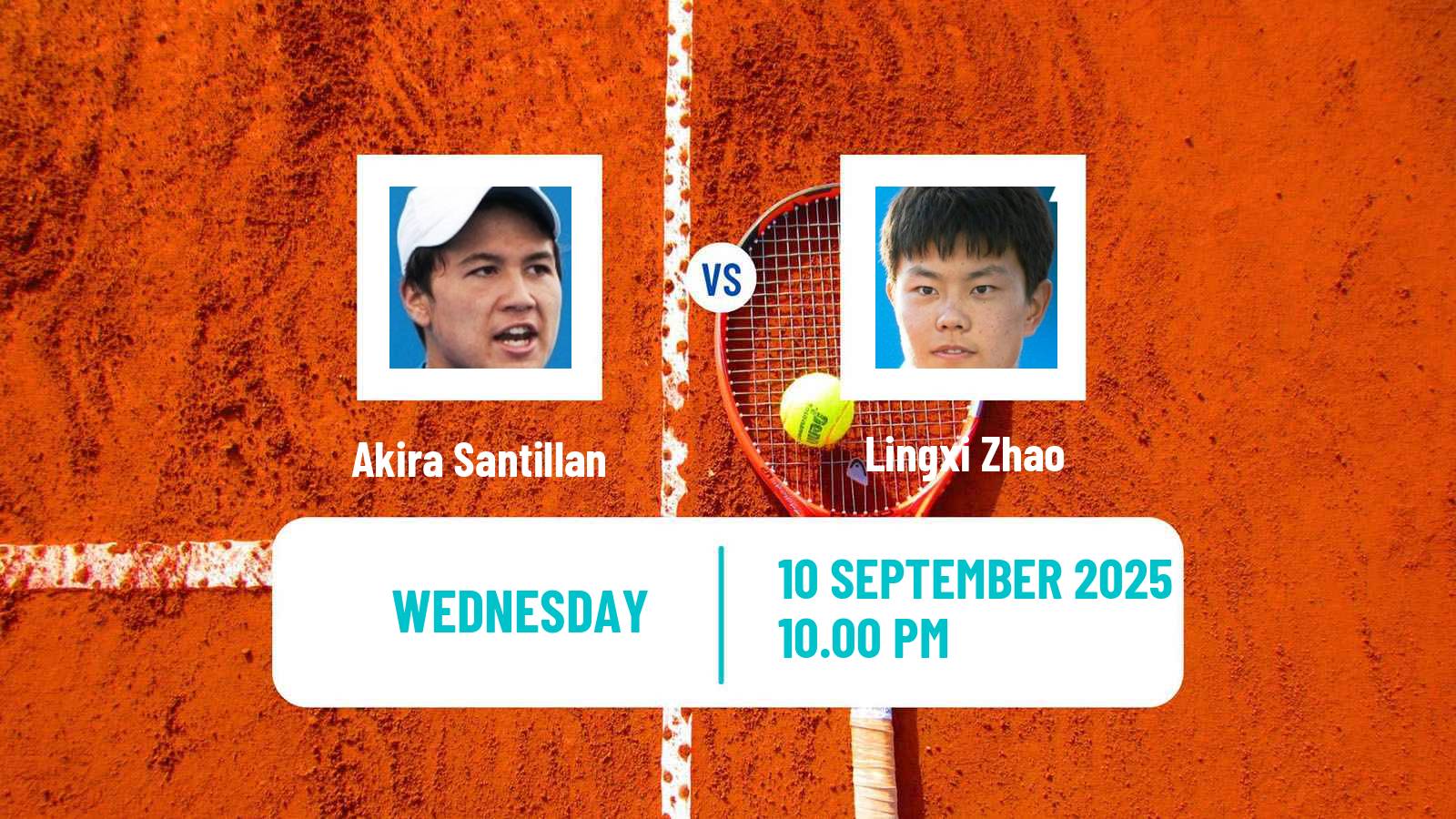 Tennis ITF M15 Maanshan 9 Men Akira Santillan - Lingxi Zhao