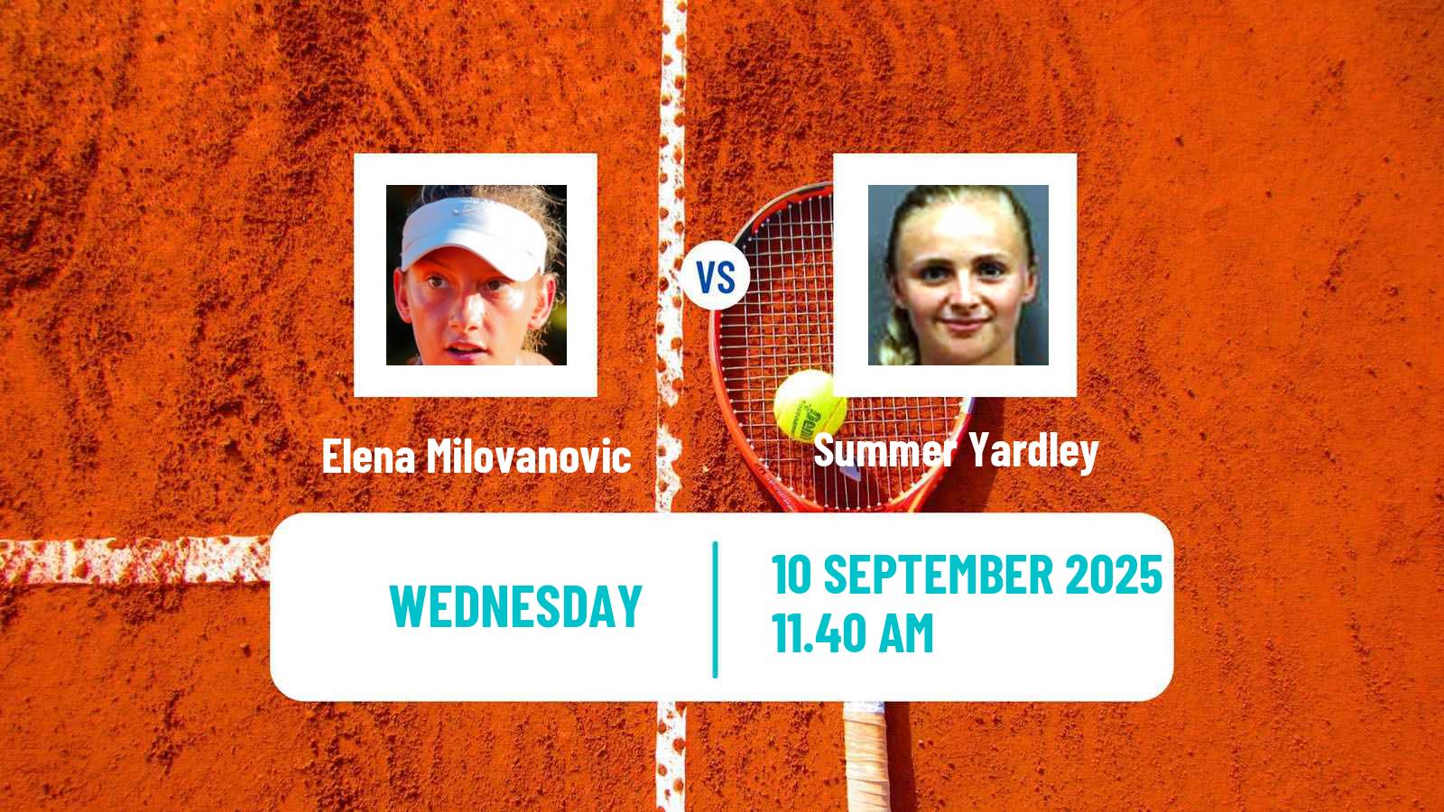 Tennis ITF W50 Evora Women Elena Milovanovic - Summer Yardley