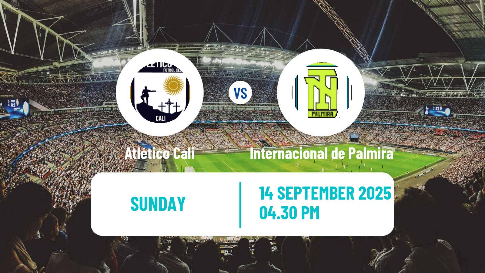 Soccer Colombian Primera B Atlético Cali - Internacional de Palmira
