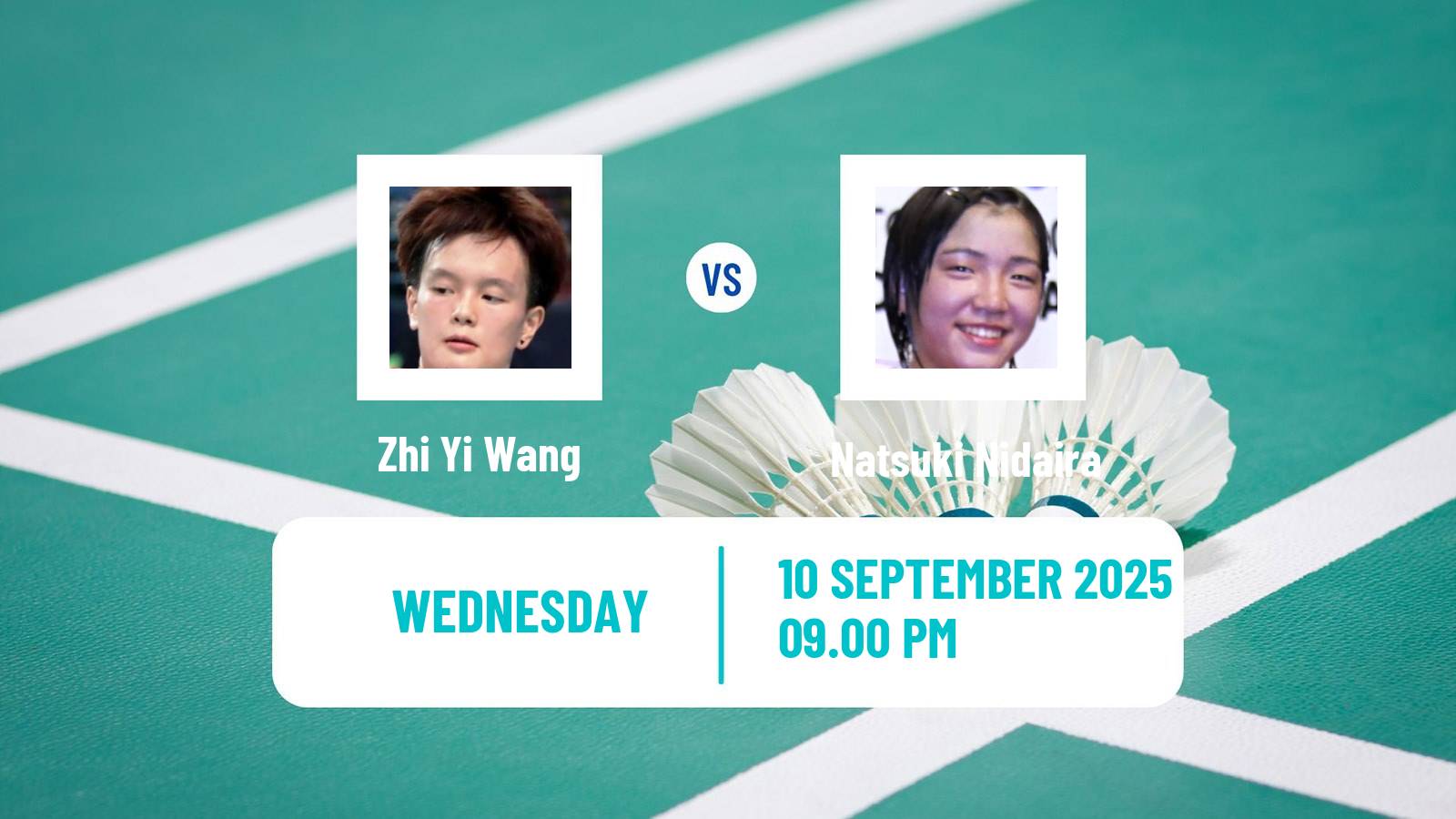 Badminton BWF World Tour Hong Kong Open Women Zhi Yi Wang - Natsuki Nidaira