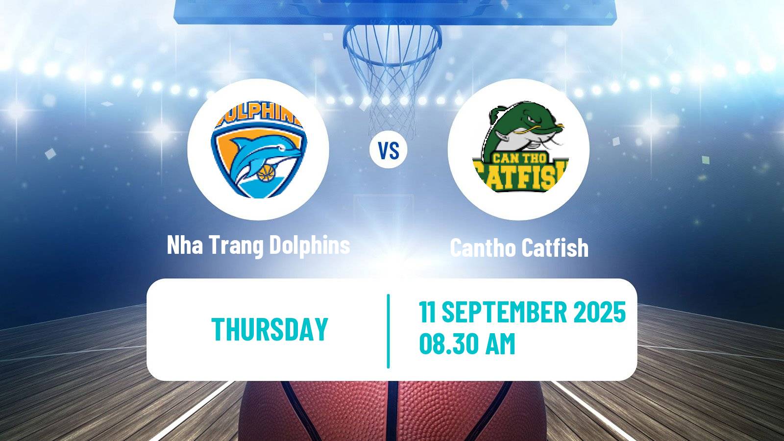 Basketball Vietnamese VBA Nha Trang Dolphins - Cantho Catfish